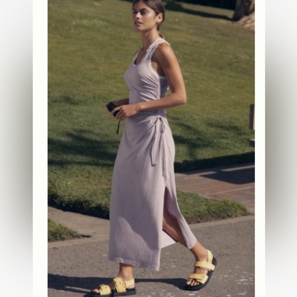 Daily Practice by Anthropologie Game Time Ruched Midi Dress. Size 1X. MSRP $88